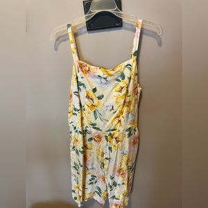 Yellow Flowery Romper